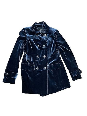 Jones New York double breasted velvet military Blazer (view 1)