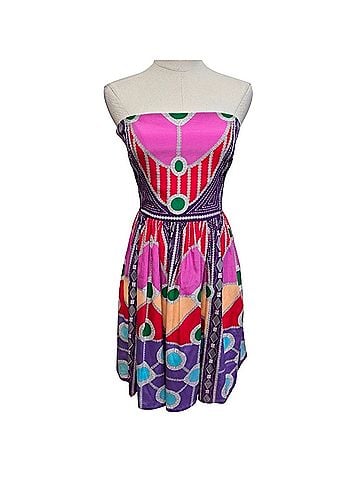 Mara Hoffman vintage silk strapless Casual Dress (view 1)