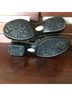 Softspots 100% Leather Solid Black Sandals Size 7 (wide) - photo 6