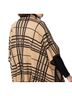 Chico's 100% Polyester Plaid Tan Black Coat One size - photo 2