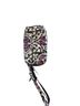 Vera Bradley Floral Black White Pink Purple Makeup Bag Size S - photo 1