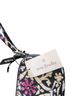 Vera Bradley Floral Black White Pink Purple Makeup Bag Size S - photo 2