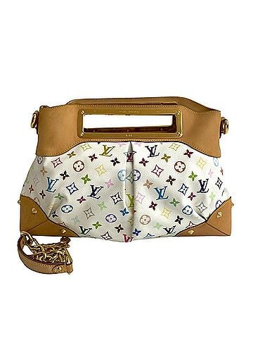 Louis Vuitton LOUIS VUITTON Judy GM Monogram Multicolor Leather 2-Way Handbag/Shoulder Bag, Blanc 34245 (view 1)