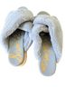 Sam Edelman 100% Faux Fur Solid Gray Sandals Size 8 1/2 - photo 2
