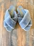 Sam Edelman 100% Faux Fur Solid Gray Sandals Size 8 1/2 - photo 7