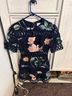 Keepsake Floral Multi Color Black Cocktail Dress Size S - photo 4