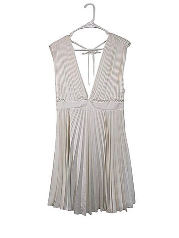Abercrombie & Fitch Plunge Pleated Mini Dress Cocktail Dress (view 1)