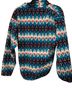 Patagonia 100% Polyester Aztec Or Tribal Print Blue Red White Fleece Size S - photo 2