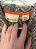 Sparrow Chevron-herringbone Gray Tan Orange Coat Size S - photo 3