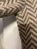Sparrow Chevron-herringbone Gray Tan Orange Coat Size S - photo 4