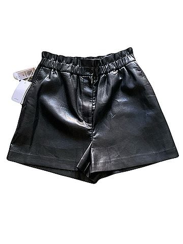 Wilfred Faux Leather Shorts (view 1)