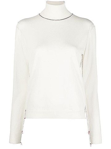 Maison Margiela Women's Work-In-Progress High-Neck Jumper (view 1)