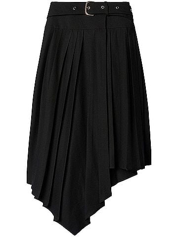 OFF-WHITE Women's Tech Drill Belt Pleated Skirt (view 1)