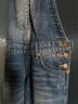 True Religion 100% Cotton Blue Overalls Size 28 - photo 5