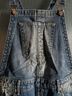 True Religion 100% Cotton Blue Overalls Size 28 - photo 11