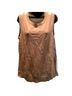 Ann Taylor Stripes Tan White Sleeveless Top Size L - photo 1
