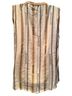 Ann Taylor Stripes Tan White Sleeveless Top Size L - photo 2