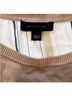 Ann Taylor Stripes Tan White Sleeveless Top Size L - photo 3
