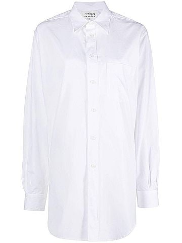 Maison Margiela Women's Longline Poplin Shirt (view 1)