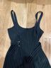 Silence and Noise Stripes Black Jumpsuit Size M - photo 4