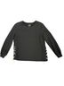 W5 Solid Black Long Sleeve Top Size XL - photo 1
