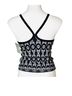 Athleta 80% Nylon 20% Spandex 100% Polyester Aztec Or Tribal Print Black White Pink Orange Swimsuit Top Size XXS - photo 2