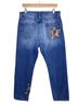 FRAME Denim 100% Cotton Graphic Blue Jeans Size 30 - photo 2