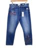 FRAME Denim 100% Cotton Graphic Blue Jeans Size 30 - photo 1