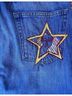 FRAME Denim 100% Cotton Graphic Blue Jeans Size 30 - photo 5