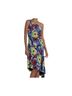 Ralph Lauren 100% Polyester Floral Multi Color Cocktail Dress Size 14 - photo 1