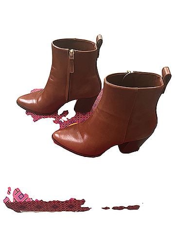 Tory Burch Tory Burch Sierra Tan Ankle Bootie Ankle Boots (view 2)
