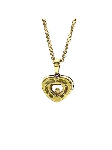 Chopard Chopard Happy Diamonds Heart Necklace 79/2924 Yellow Gold (18K) Diamond Men,Women Fashion Pendant Necklace (Gold) (view 2)