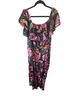 City Chic Floral Multi Color Jumpsuit Size 18 - photo 1
