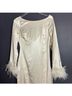 Line & Dot 97% Polyester 3% Spandex 100% Polyester White Cocktail Dress Size S - photo 5
