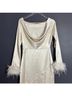 Line & Dot 97% Polyester 3% Spandex 100% Polyester White Cocktail Dress Size S - photo 6