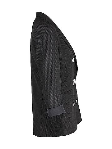 Sandro Sandro Polka Dot Blazer in Black Polyester (view 2)