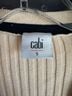 CAbi 100% Cotton 1% Spandex Ivory Black Cardigan Size S - photo 7