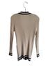 CAbi 100% Cotton 1% Spandex Ivory Black Cardigan Size S - photo 3