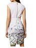 Ted Baker London Floral White Green Purple Cocktail Dress Size 1 - photo 5