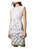 Ted Baker London Floral White Green Purple Cocktail Dress Size 1 - photo 4