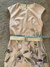 Ted Baker London Floral White Green Purple Cocktail Dress Size 1 - photo 12
