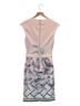 Ted Baker London Floral White Green Purple Cocktail Dress Size 1 - photo 2