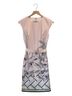 Ted Baker London Floral White Green Purple Cocktail Dress Size 1 - photo 1