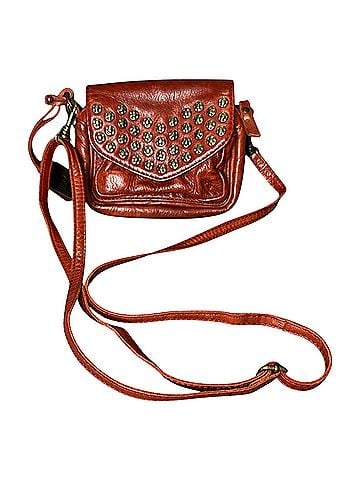 FRYE mini Brooklyn red studded Leather Crossbody Bag (view 1)