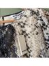 Walter Baker 98% Polyester 2% Lurex 2% Lurex 100% Polyester Snake Print Multi Color Long Sleeve Blouse Size M - photo 3