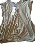 Calvin Klein Gray Short Sleeve Blouse Size M - photo 2