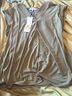Calvin Klein Gray Short Sleeve Blouse Size M - photo 7