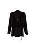 Danielle Bernstein Solid Black Blazer Size S - photo 2