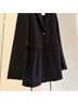 Danielle Bernstein Solid Black Blazer Size S - photo 5