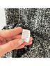 St. John 100% Silk 38% Wool 48% Rayon 16% Polyamide 1% Polyester 4% Spandex Tweed Black White Wool Dress Size 10 - photo 5